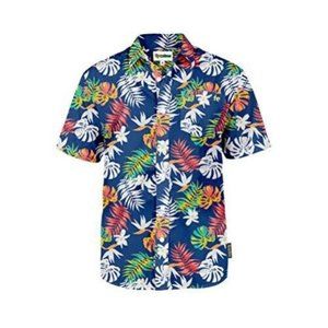 Tipsy Elves The Crush Captain Floral Hawaiian Camp Button Front Men’s XXL Shirt